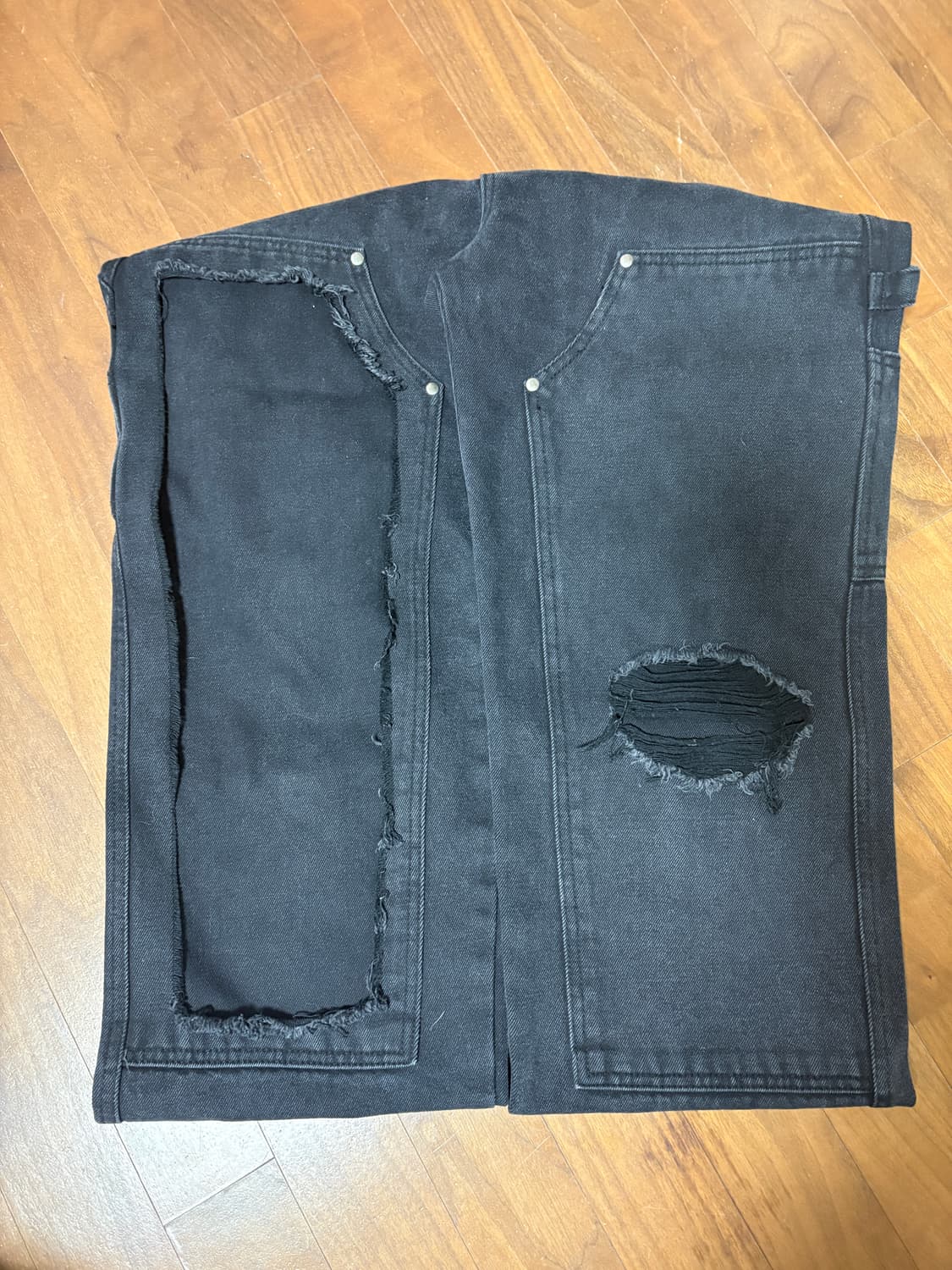 [SUADE] suade damaged double knee pants  상품이미지3