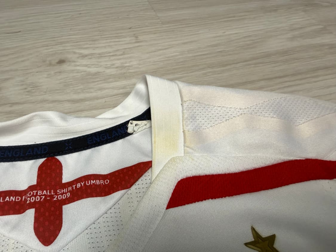 [S] 엄브로 잉글랜드 국대 07-09 홈 노마킹 유니폼 상품이미지9