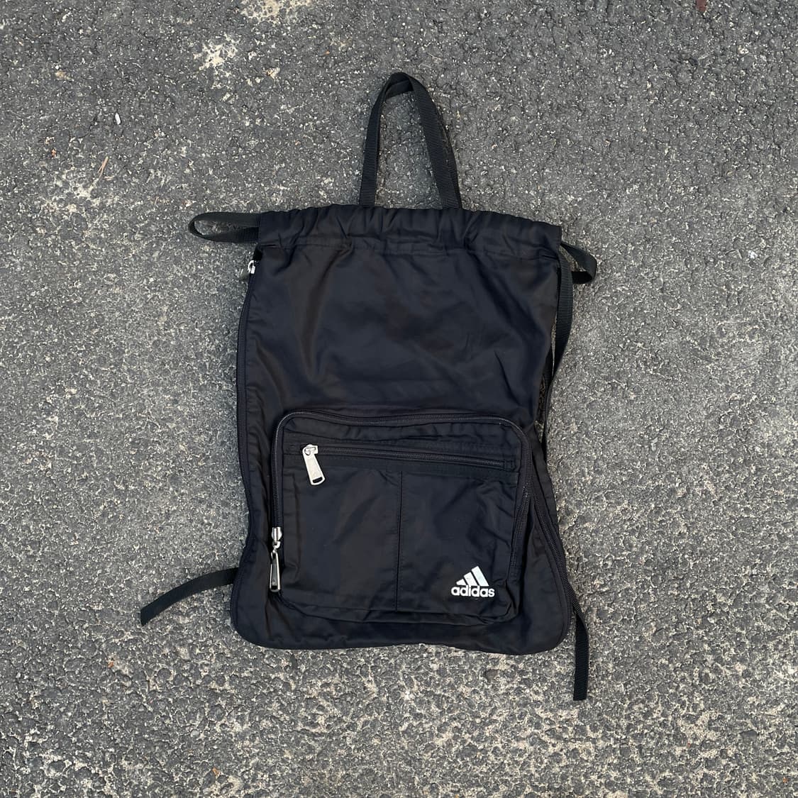 90s 아디다스 올드스쿨 복조리 미니 백팩 가방 OS 상품이미지2