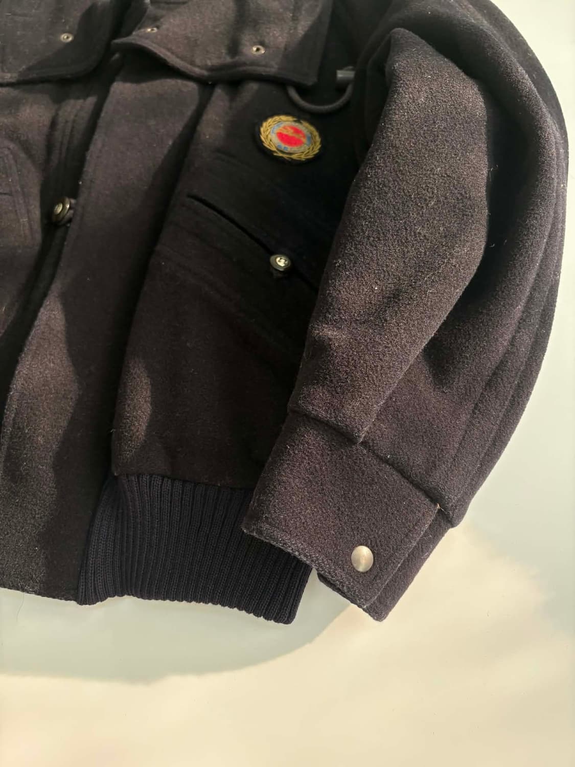 롱샴 80s 울 봄버 자켓 상품이미지5