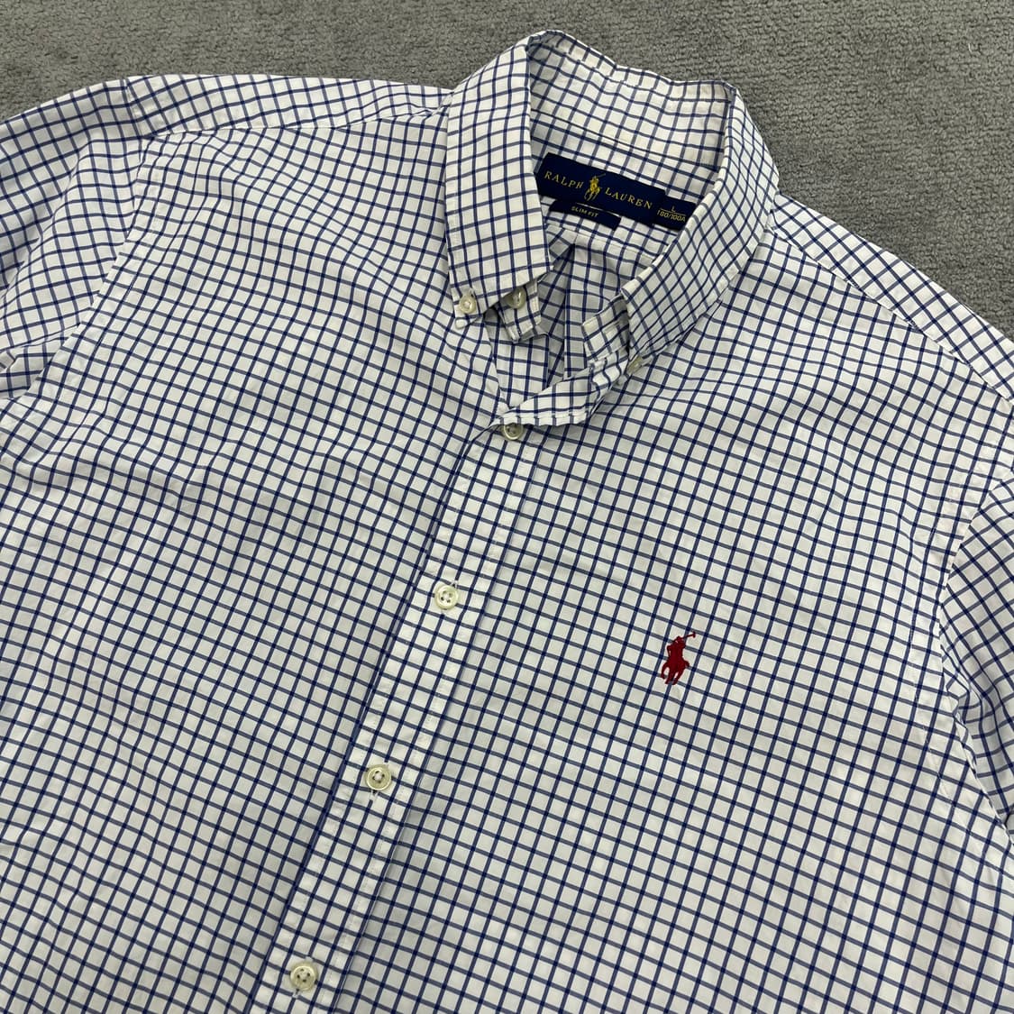 L 폴로 랄프로렌 체크 남방 슬림핏 상품이미지2