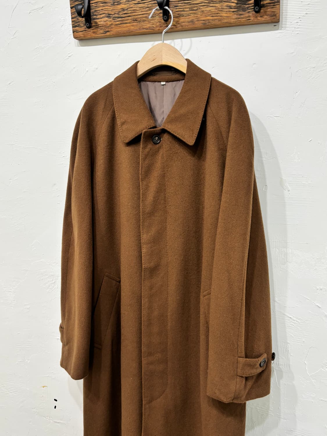 Yves Saint Laurent 입생로랑 브라운 롱 코트 상품이미지5