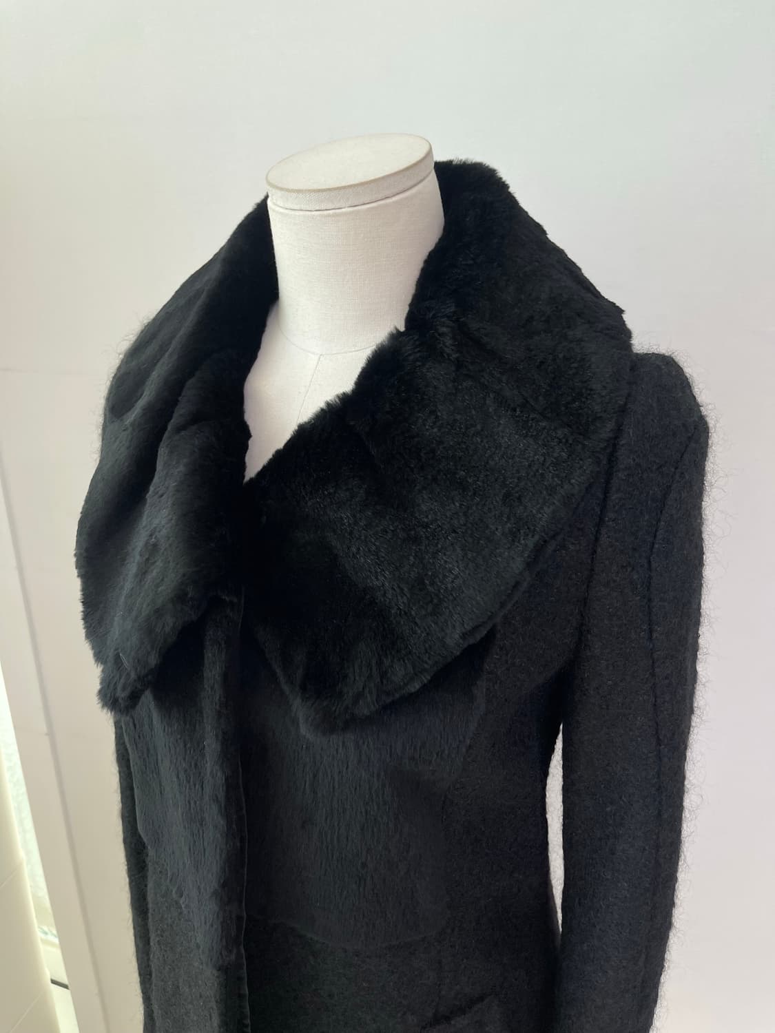 하니와이 토끼털 울 혼방 코트 44~55 상품이미지2