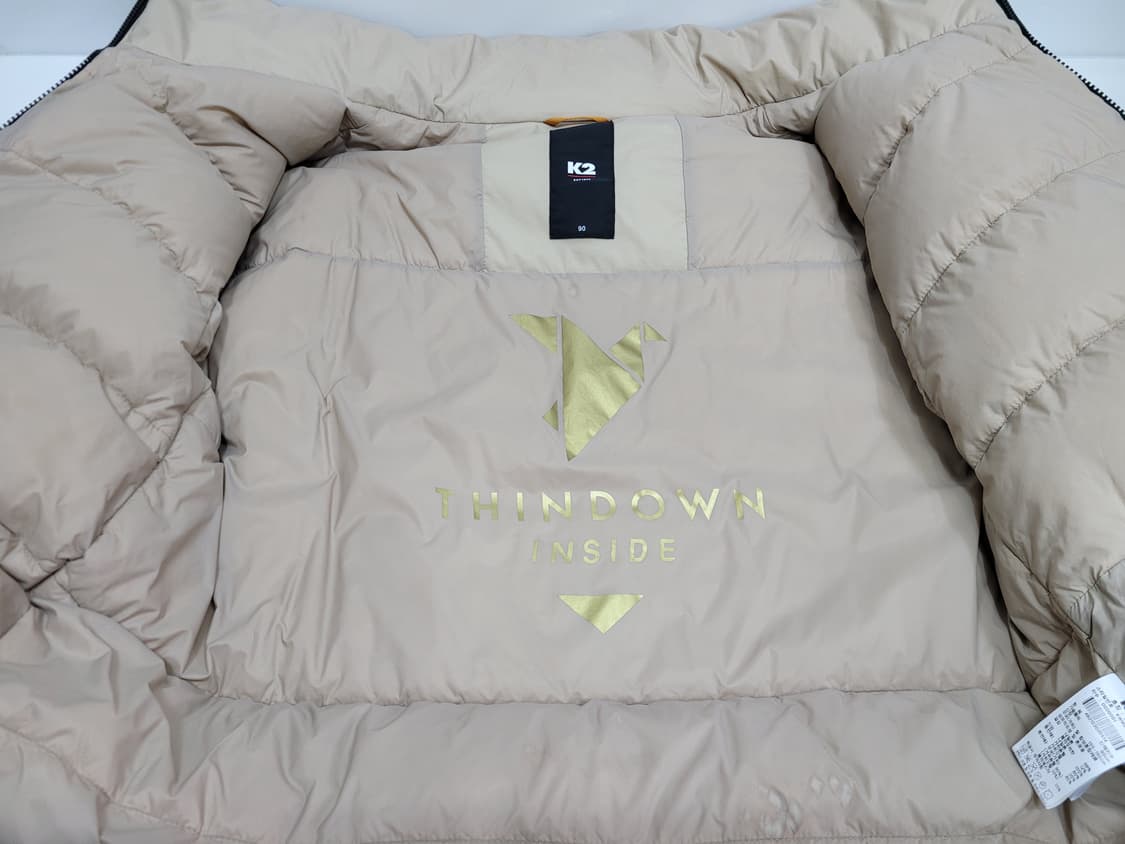 K2 21FW 수지 씬에어 라이트 구스 다운 패딩 / 여 90 샌드베이지 상품이미지6