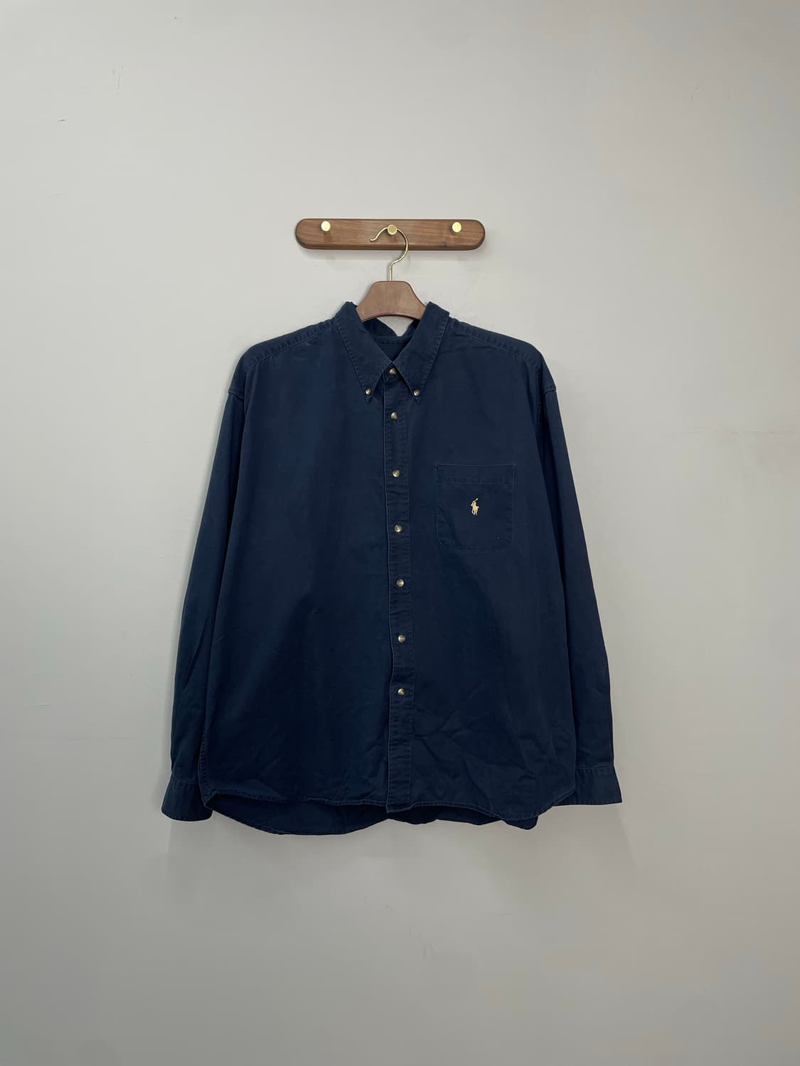 폴로 랄프로렌 네이비 원포켓 셔츠 H1681 상품이미지2