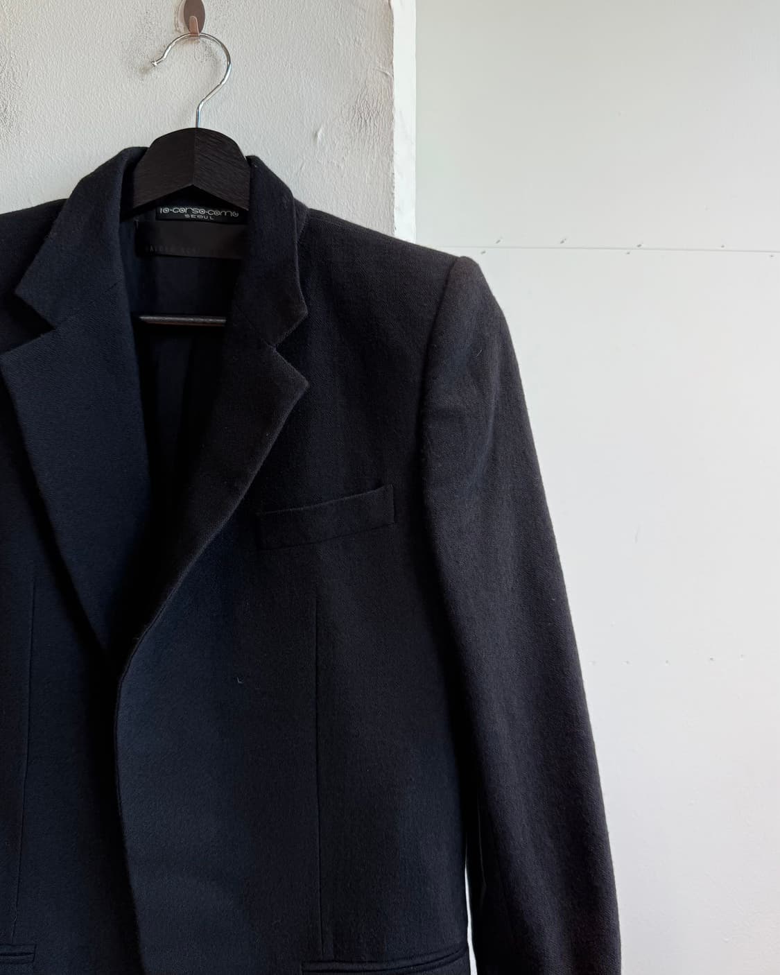 하이더 아커만 블랙 히든버튼 블레이저 자켓 상품이미지5