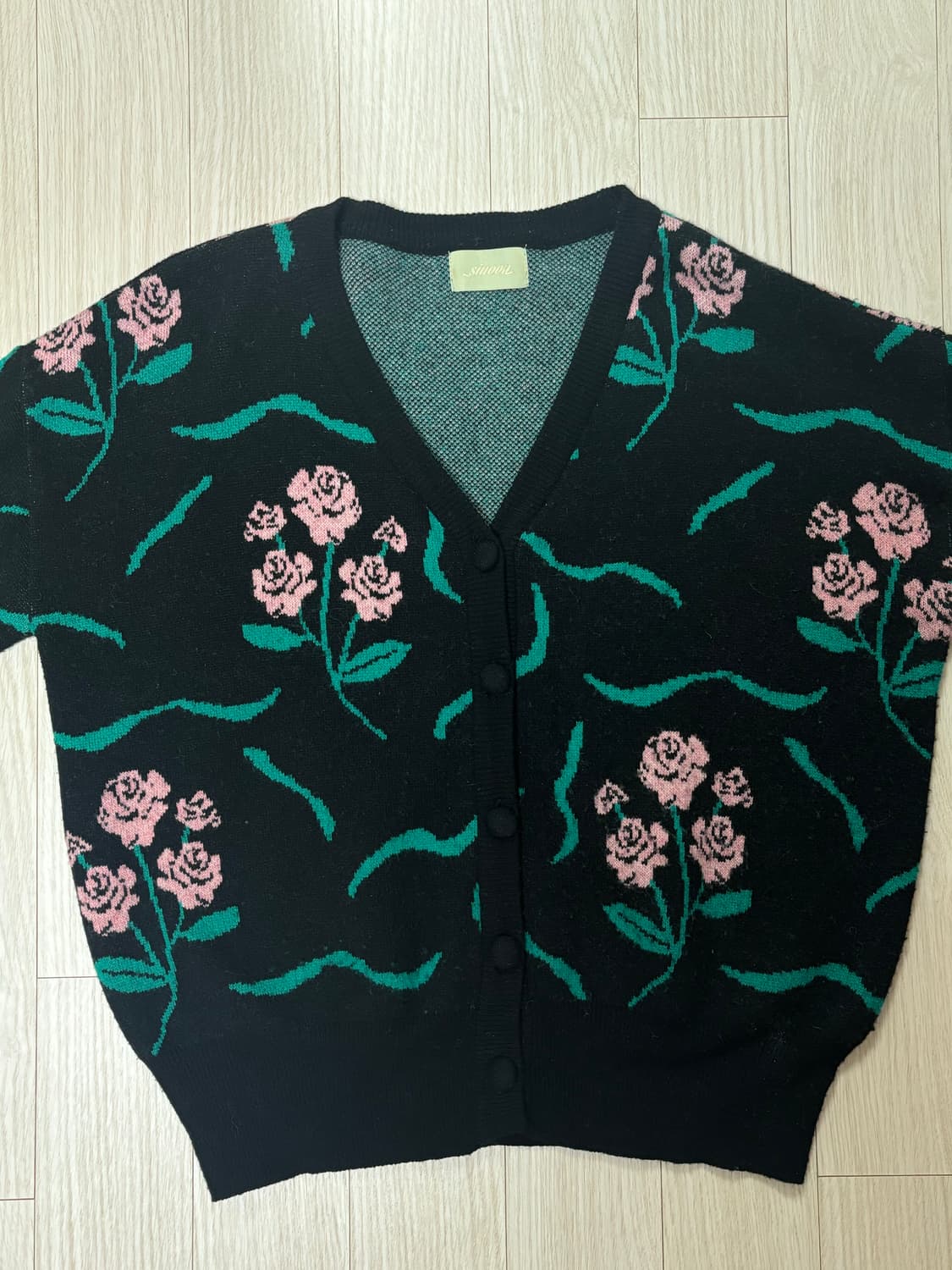 시눈 21ss Blave cardigan (black) 가디건 상품이미지10