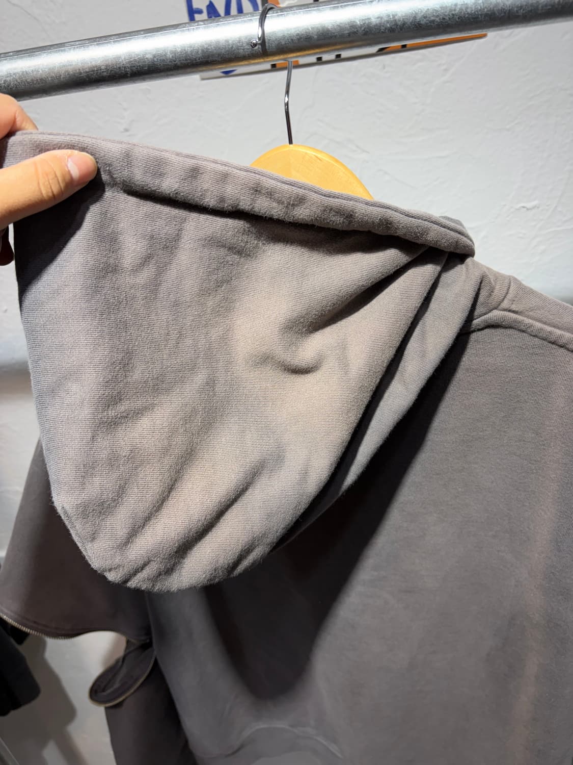 aiver 투웨이 암 오버핏 후드티셔츠 상품이미지9