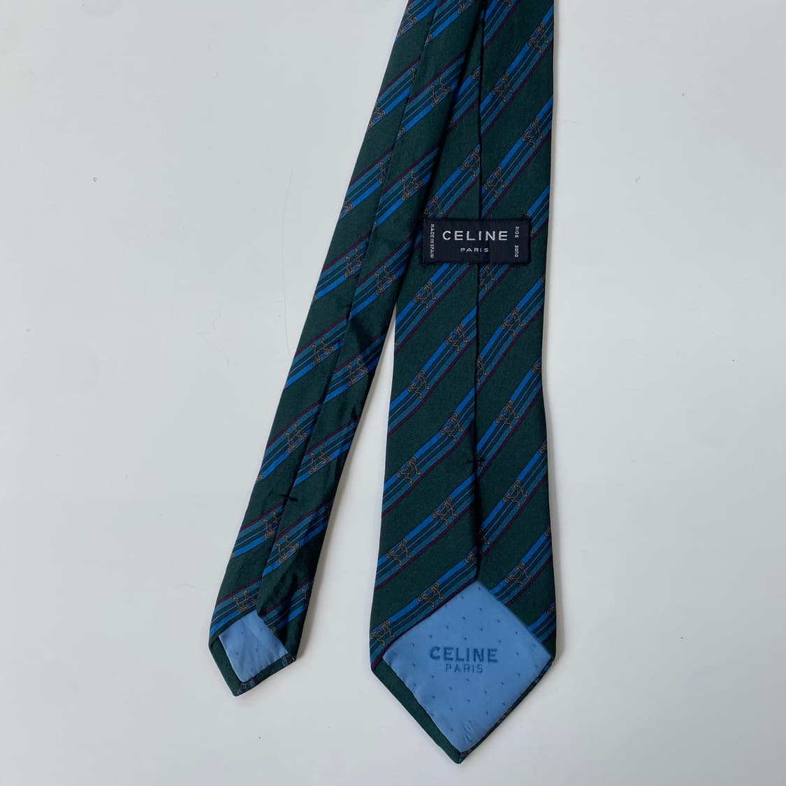 셀린느(celine) 심플로고 명품 정품 넥타이 상품이미지3