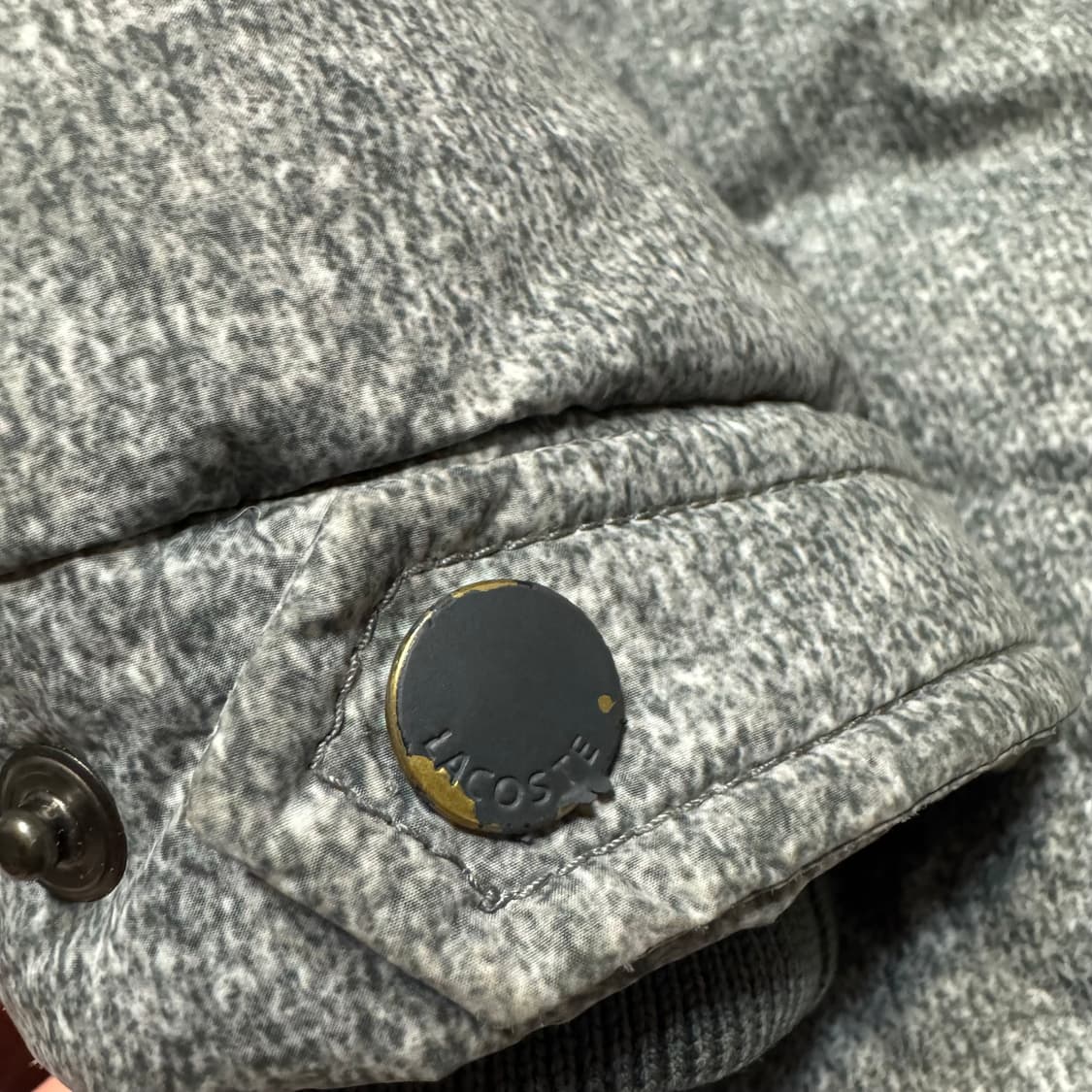 [100] 라코스테 덕다운 패딩 그레이 상품이미지4