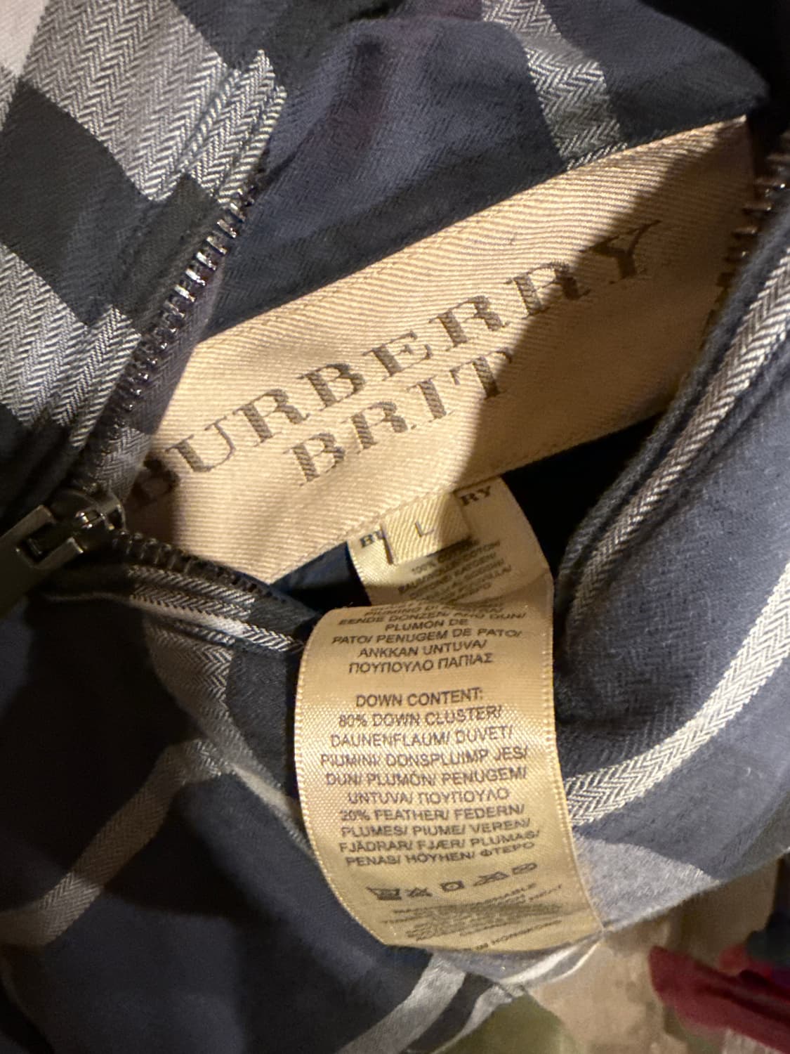 버버리 리버시블 패딩 조끼 상품이미지6