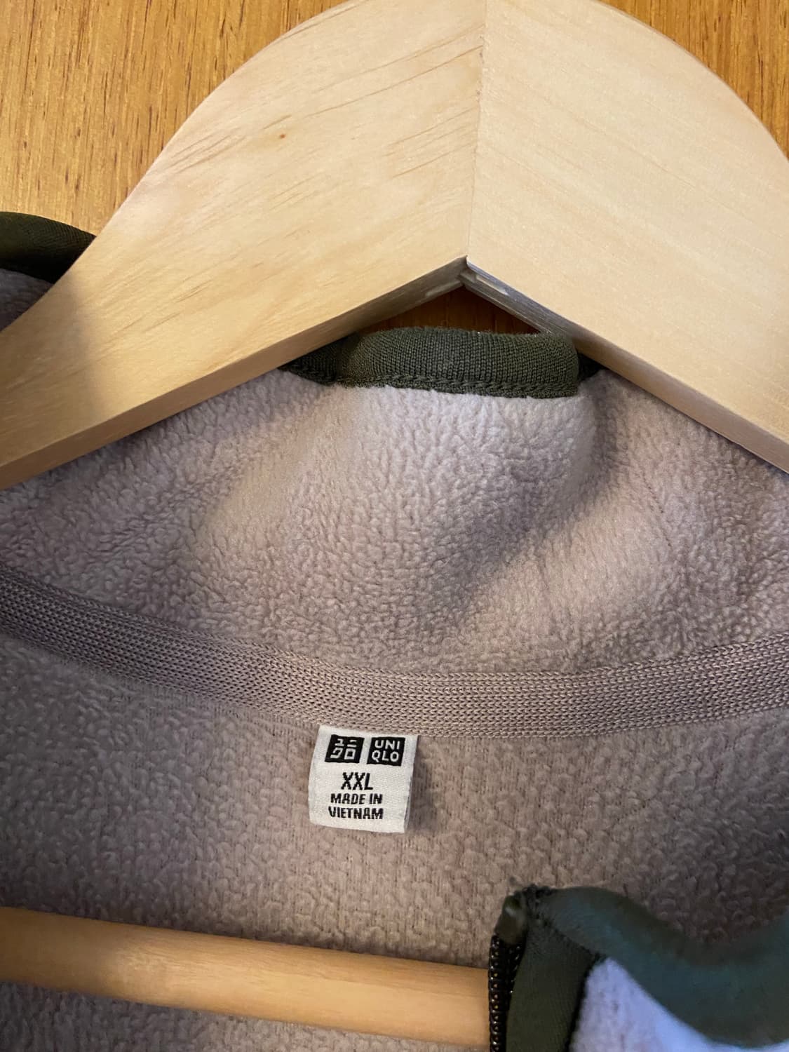 유니클로 투톤컬러 후리스 아노락 상품이미지3