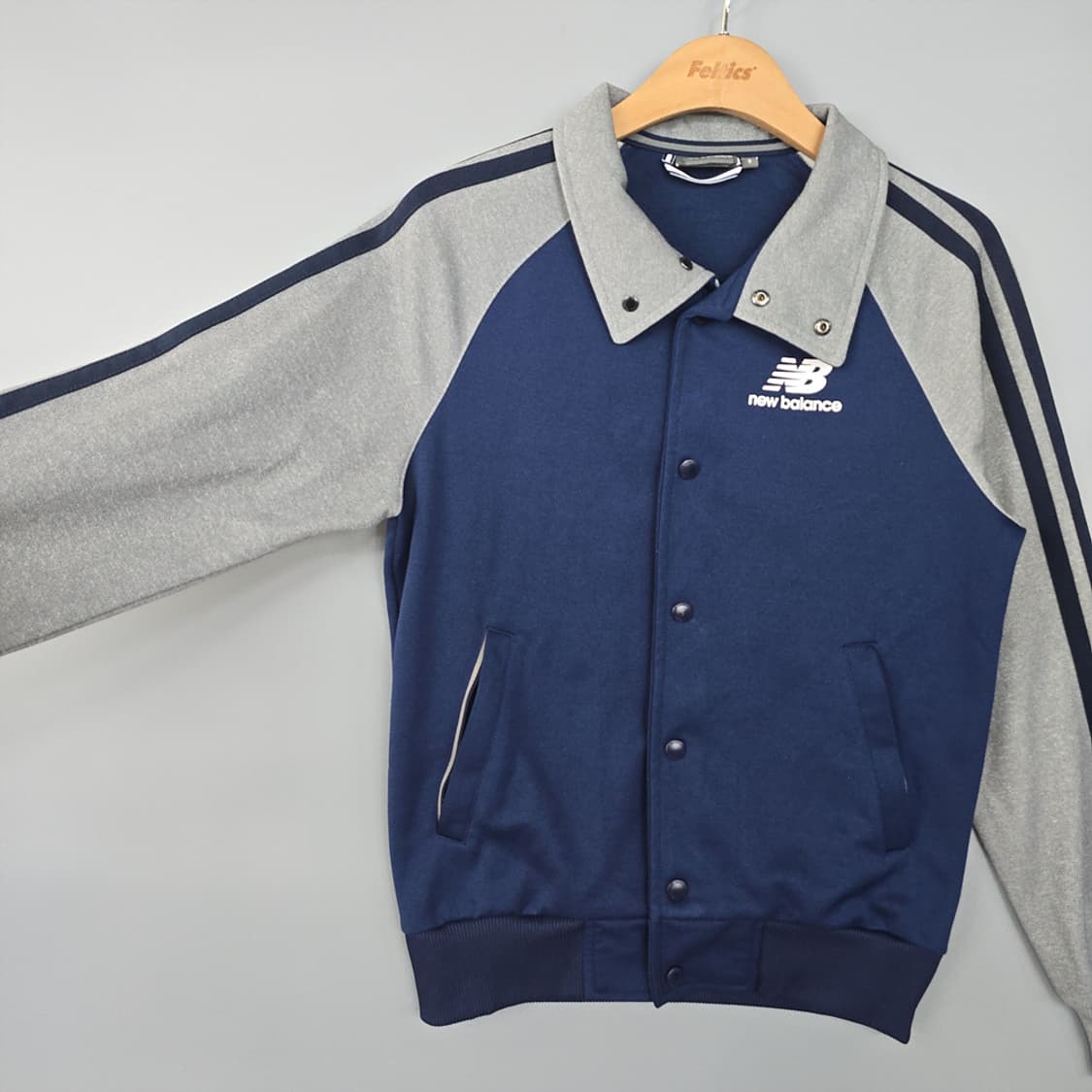 뉴발란스 New Balance 배색 트랙 자켓 S(90) 상품이미지3