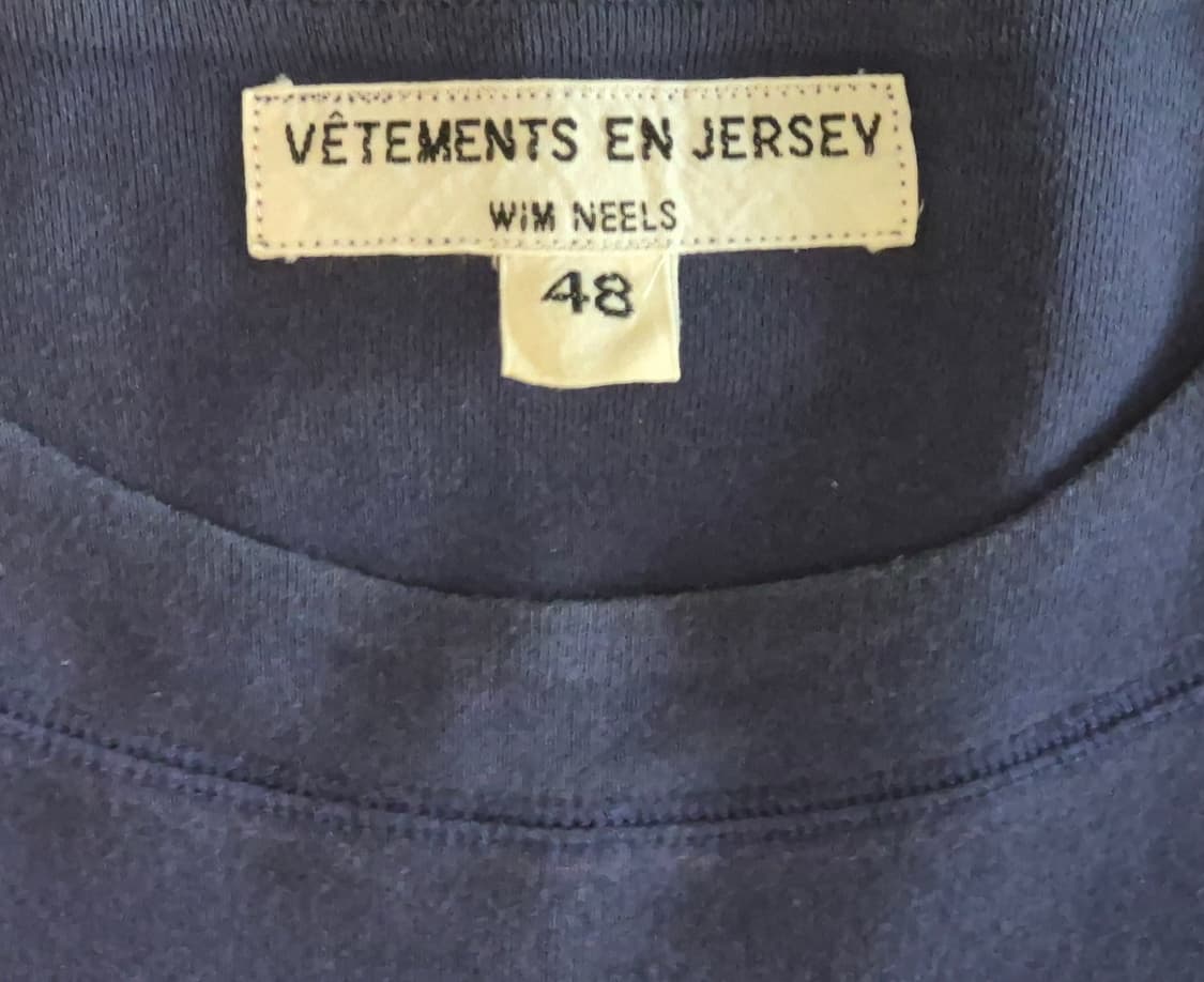 WIM NEELS PATTERN NAVY T-SHIRT (48) 상품이미지4