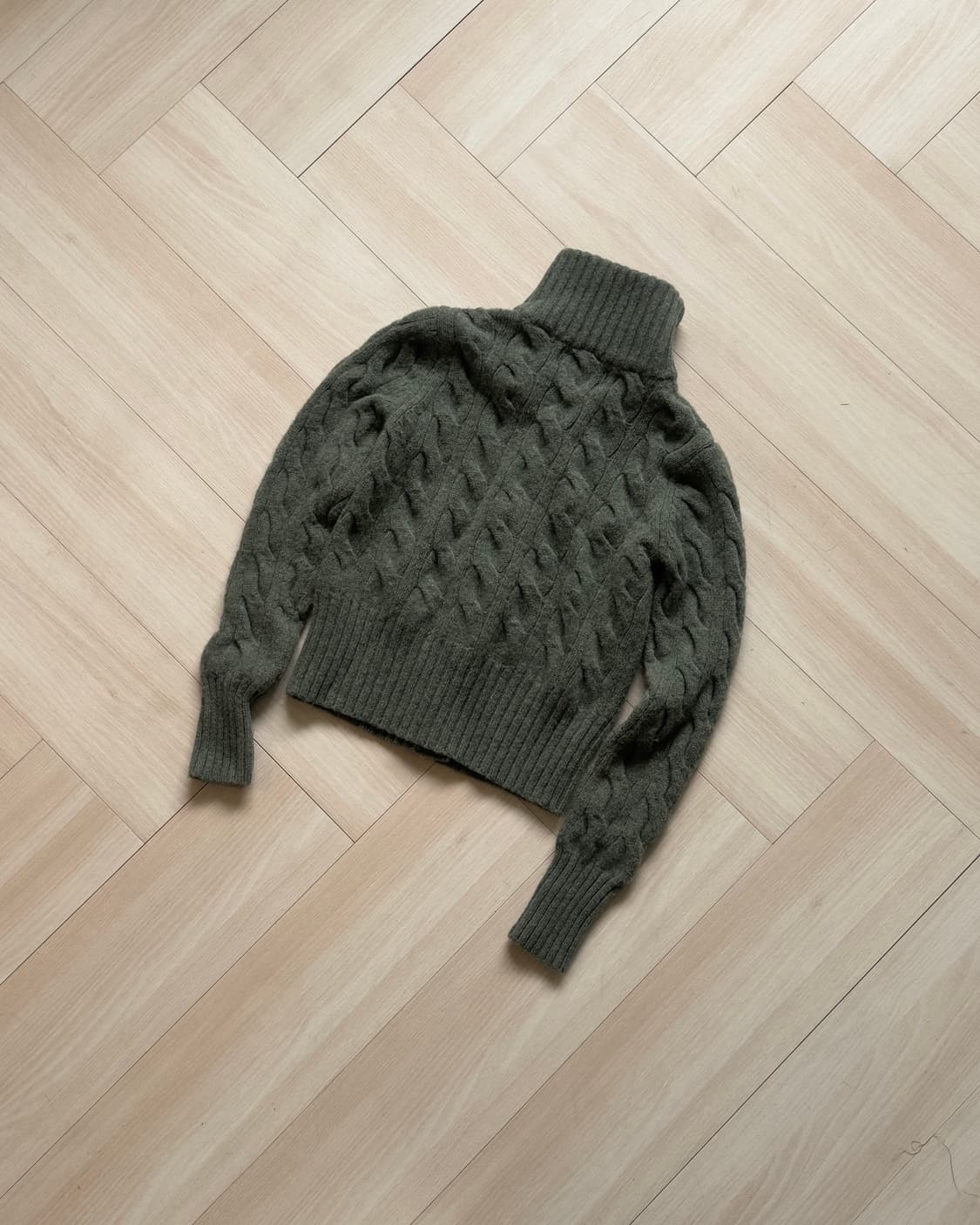 [POLO JEANS] Cable Knit Shawl Collar Car 상품이미지5