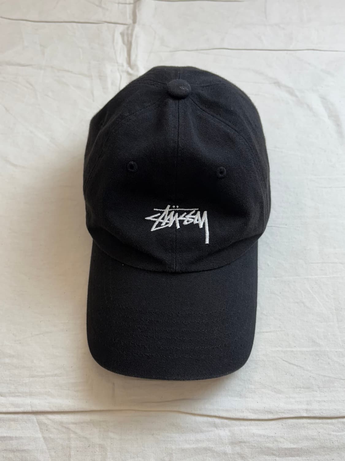 Stussy 스투시 JPN 자수 로고 볼캡 블랙 상품이미지2