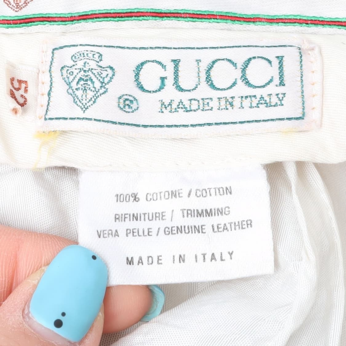 90s Gucci 구찌 네이비 코듀로이 팬츠 상품이미지7