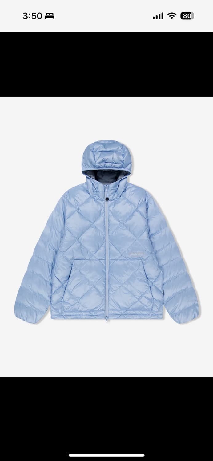 예스아이씨 웨이퍼 구스 다운 자켓 미스티 블루 상품이미지1