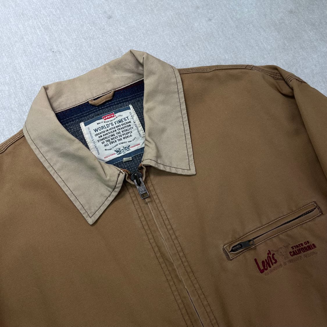 105 리바이스 90s 컨버스 다크 디트로이트 워크자켓 상품이미지2