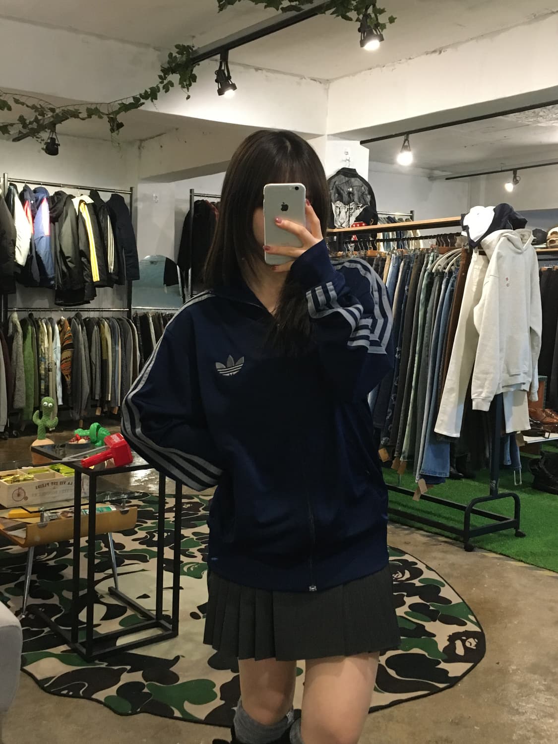 아디다스 구파이어버드져지 네이비그레이 100 상품이미지5