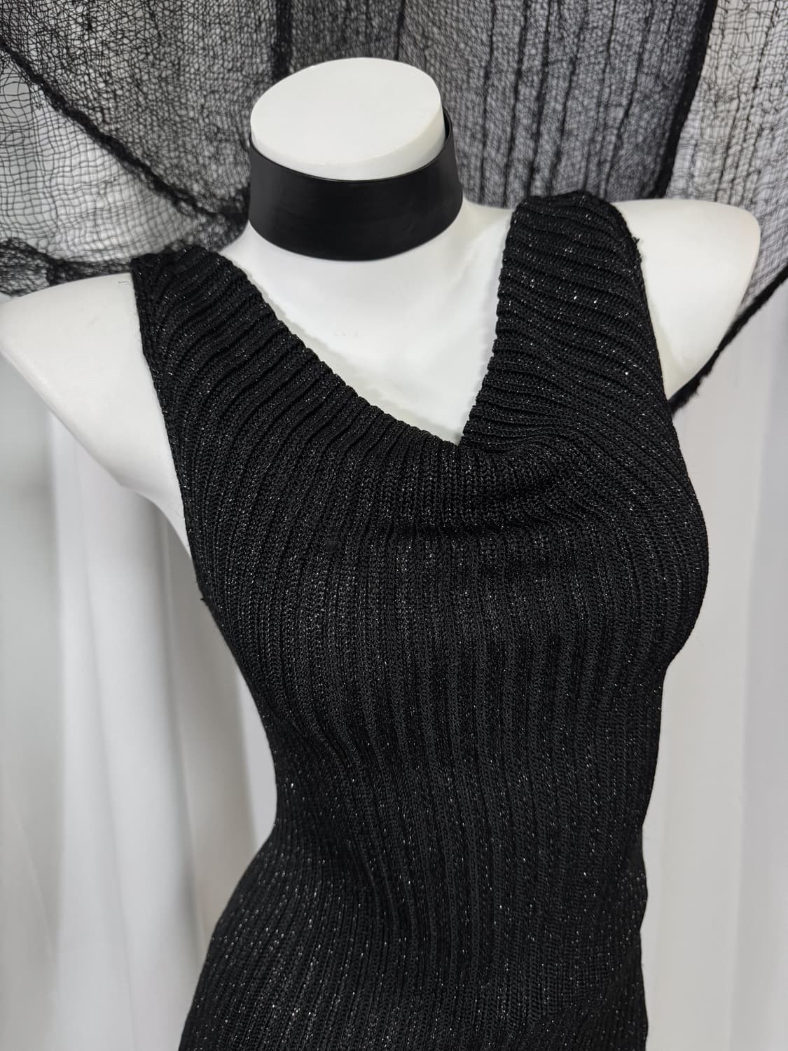 glitter knit sleevless 상품이미지2
