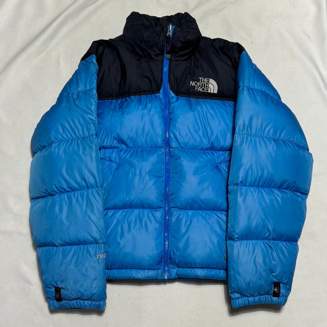 90 노스페이스 눕시 700 블루 패딩 상품이미지2