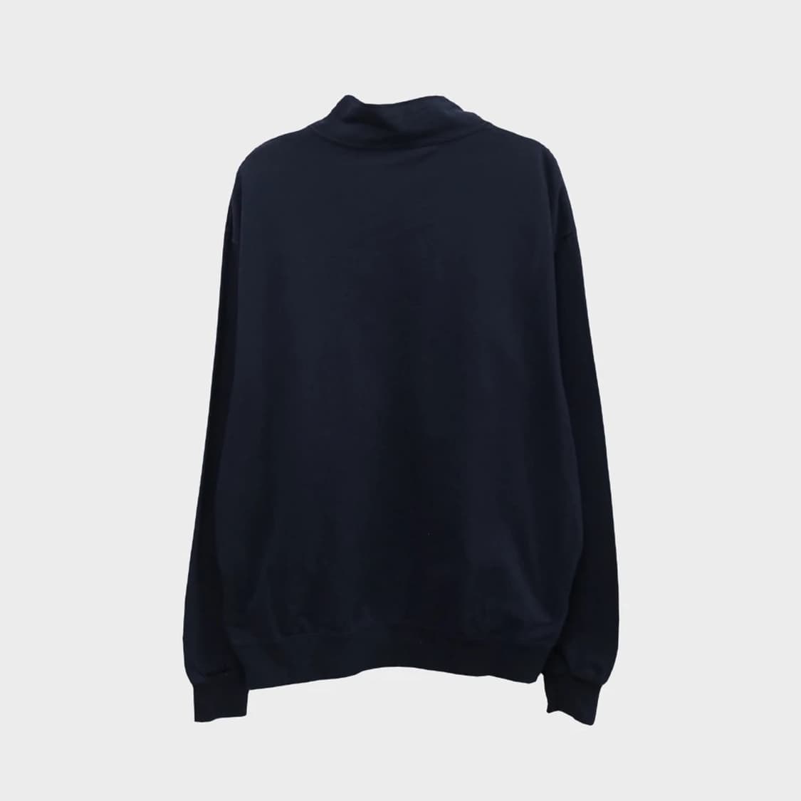 러셀(Russell Athletic) 반집업 맨투맨 네이비 상품이미지2