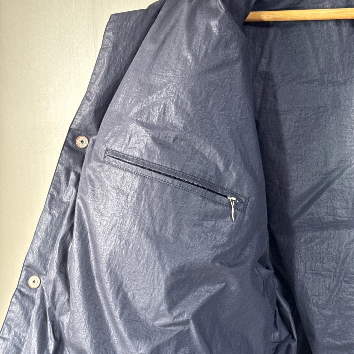 (3) 코모리 코튼 나일론 다운 자켓 네이비 상품이미지9