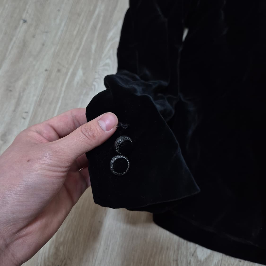 닥스 런던 여성 심볼 벨벳 싱글 블레이저 정장자켓 91-160 상품이미지4