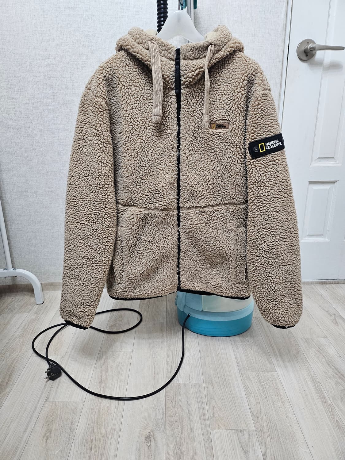 (95~100)M ☆초대장급☆ 내셔널지오그래픽 [카멜] 쉐르파 후리스점퍼 상품이미지1