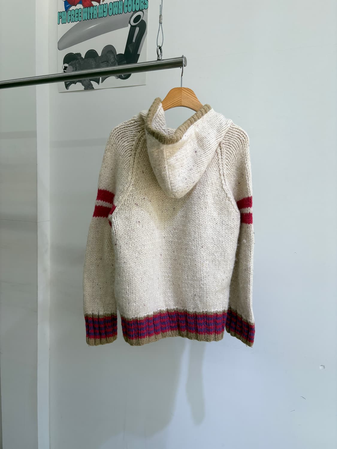 POST BOX 니트집업 상품이미지5