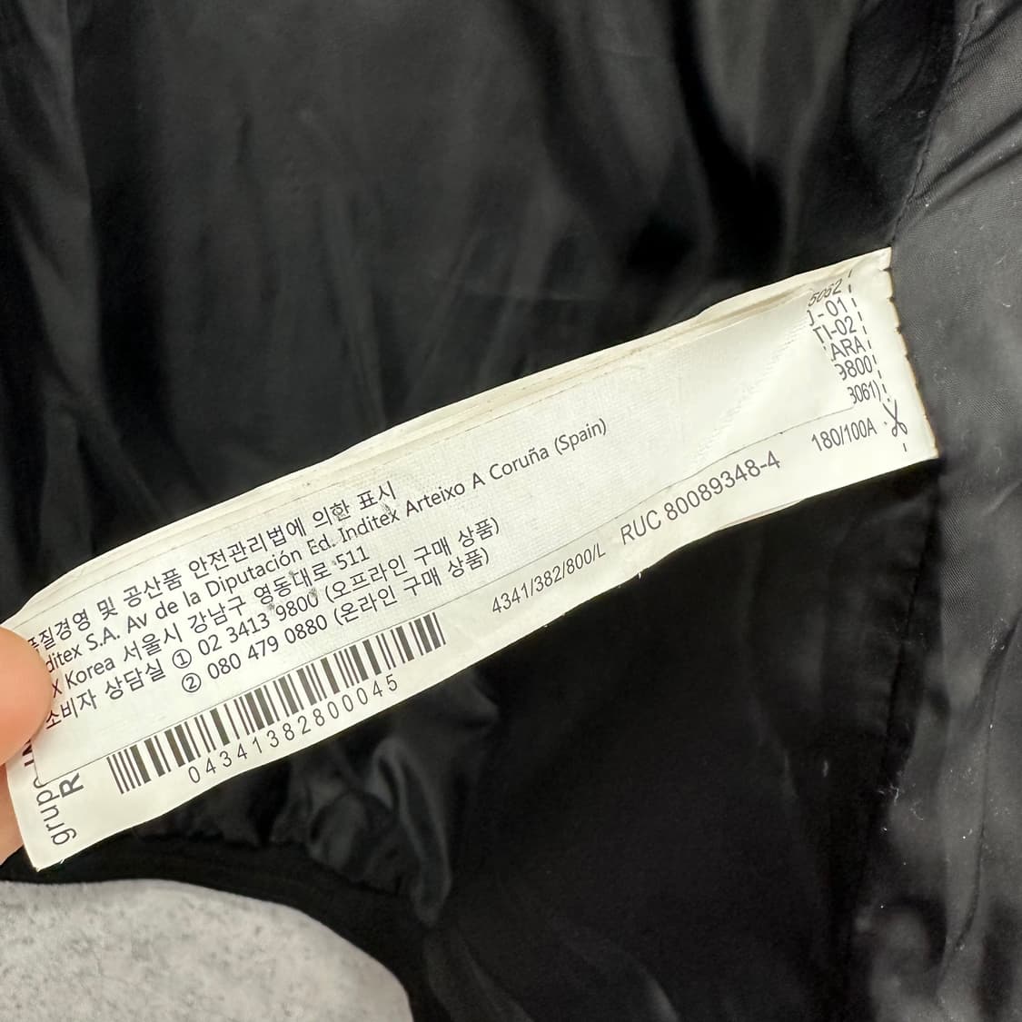 100 자라 남자 에코 스웨이드 자켓 상품이미지5