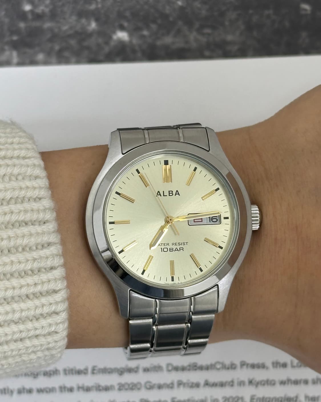 세이코 알바 옐로우 다이얼 시계 상품이미지9