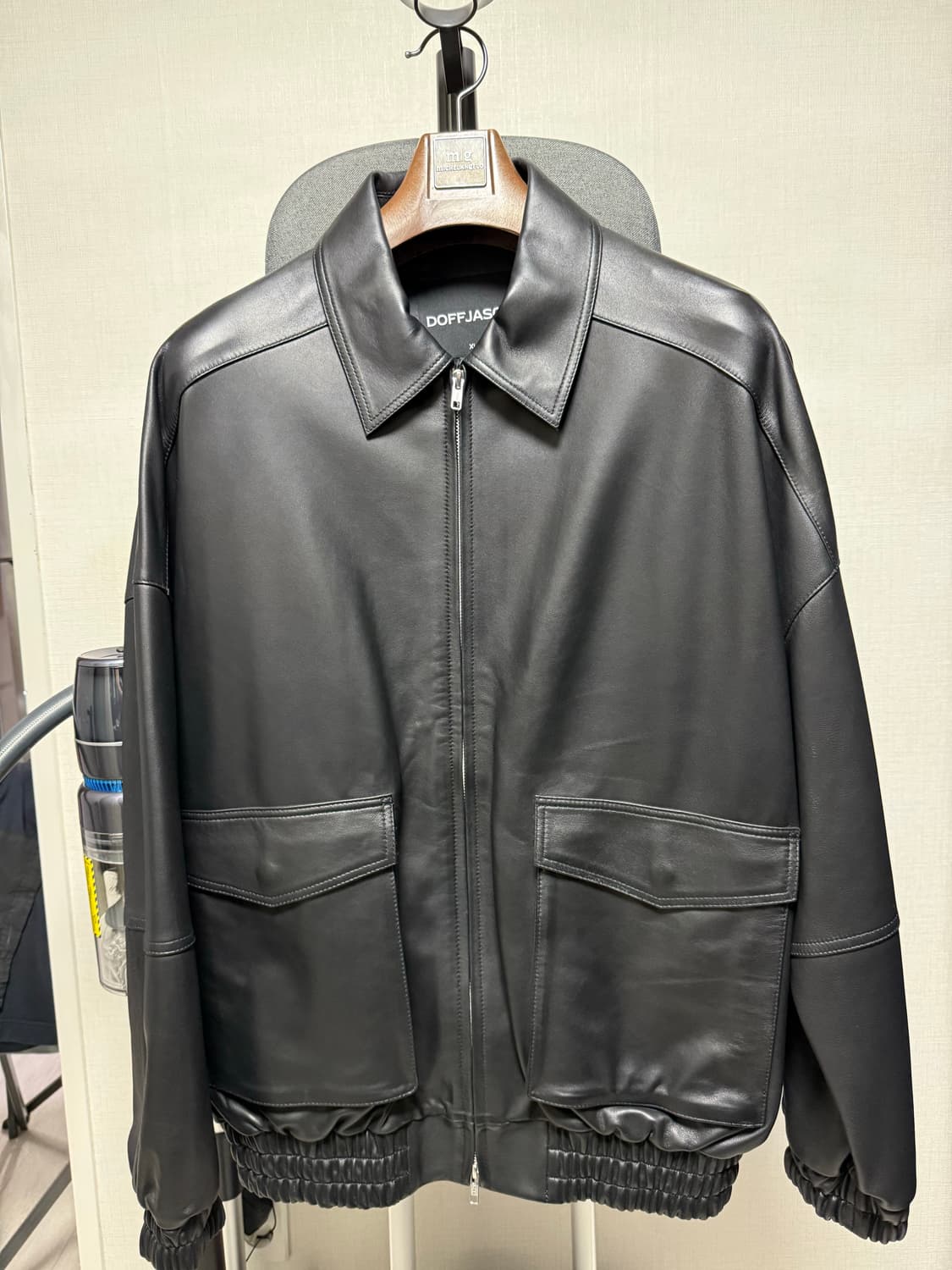 도프제이슨 양가죽 오버핏 봄버 자켓 상품이미지1