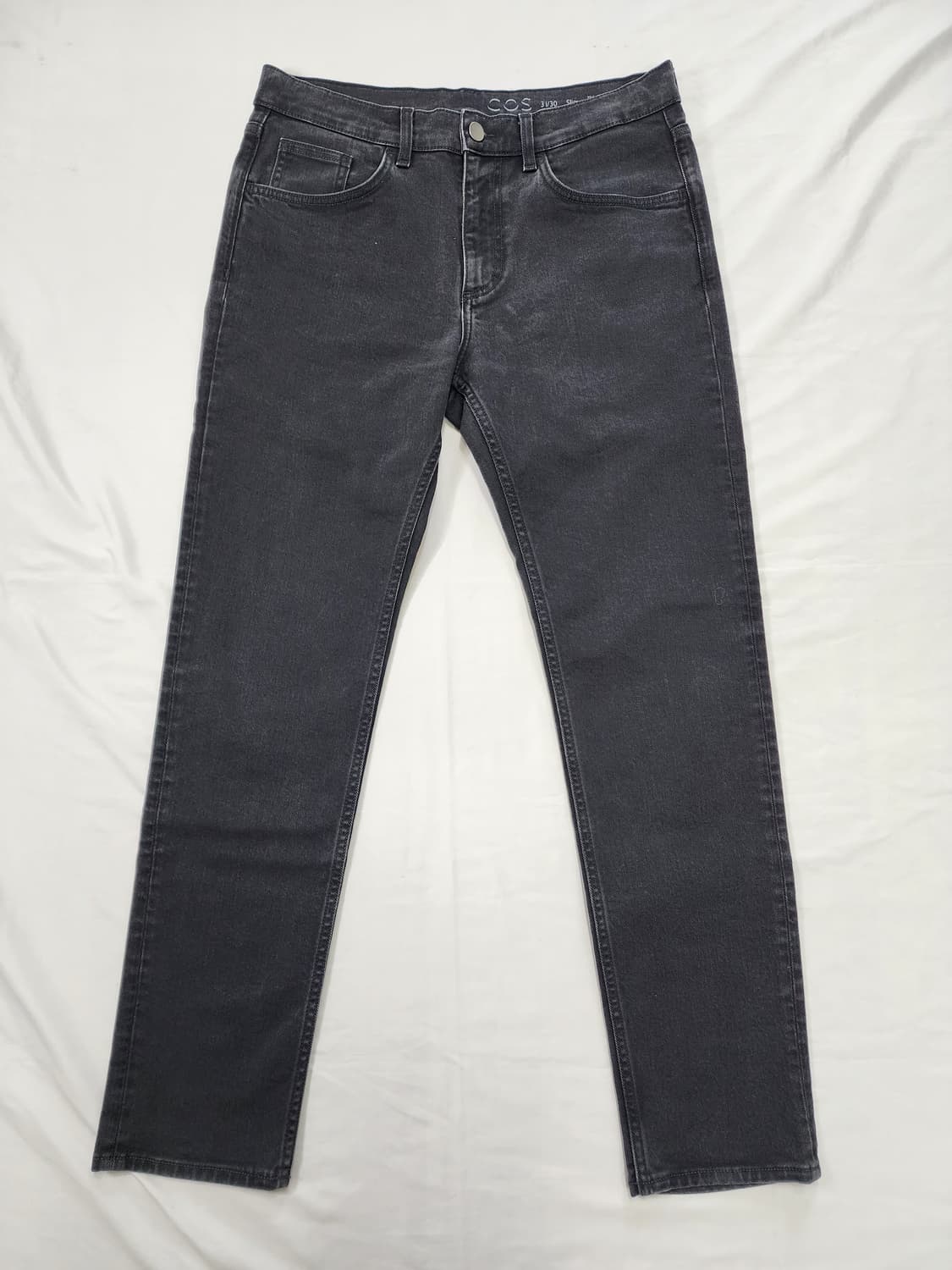 코스 우먼 슬림 미드라이즈 데님 팬츠 상품이미지1