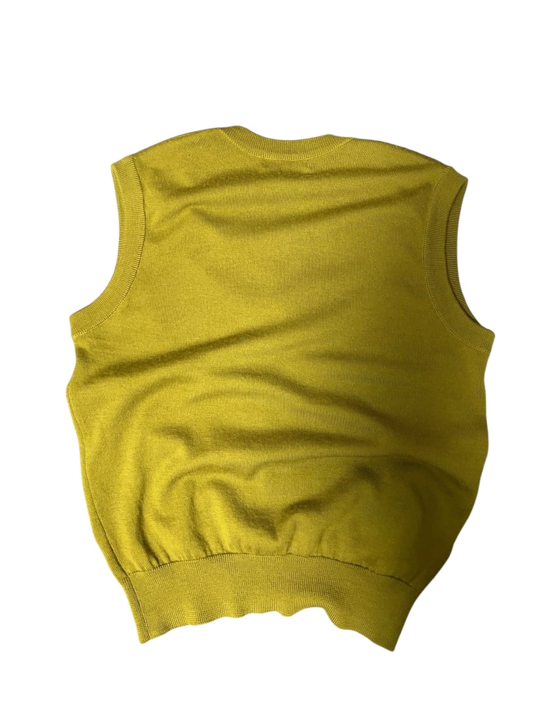 랑방 LANVIN 95사이즈 올리브색 니트 조끼 상품이미지7