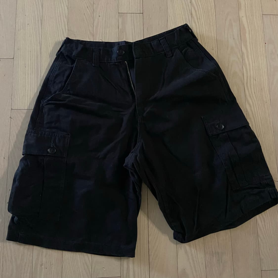 블랙 버뮤다 카고팬츠 M 상품이미지2