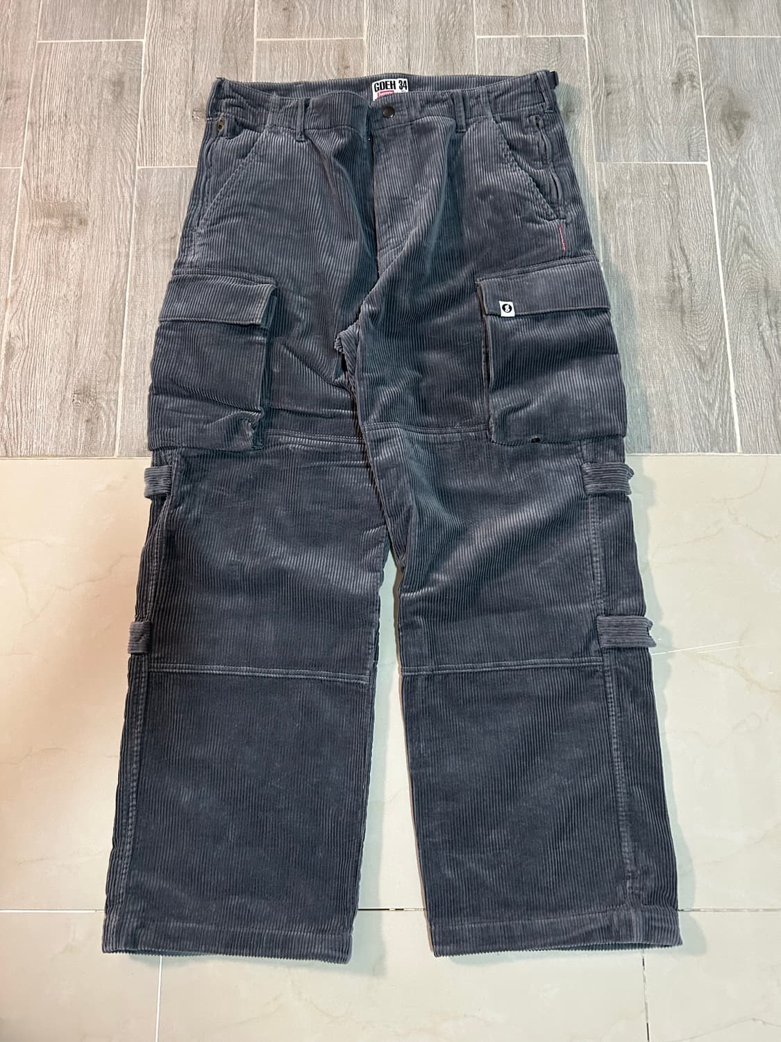 슈프림 굿이너프 코듀로이 팬츠 그레이 34 상품이미지1