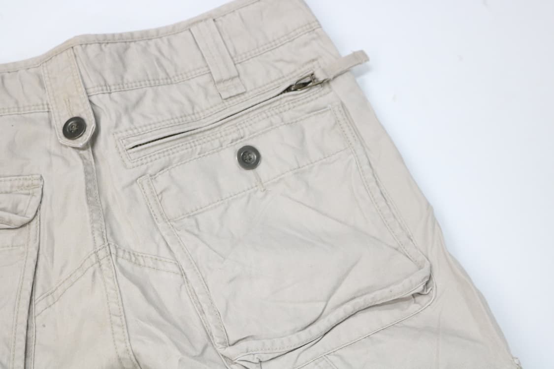 빈티지 베이지 멀티 포켓 스트링 카고 팬츠 상품이미지9