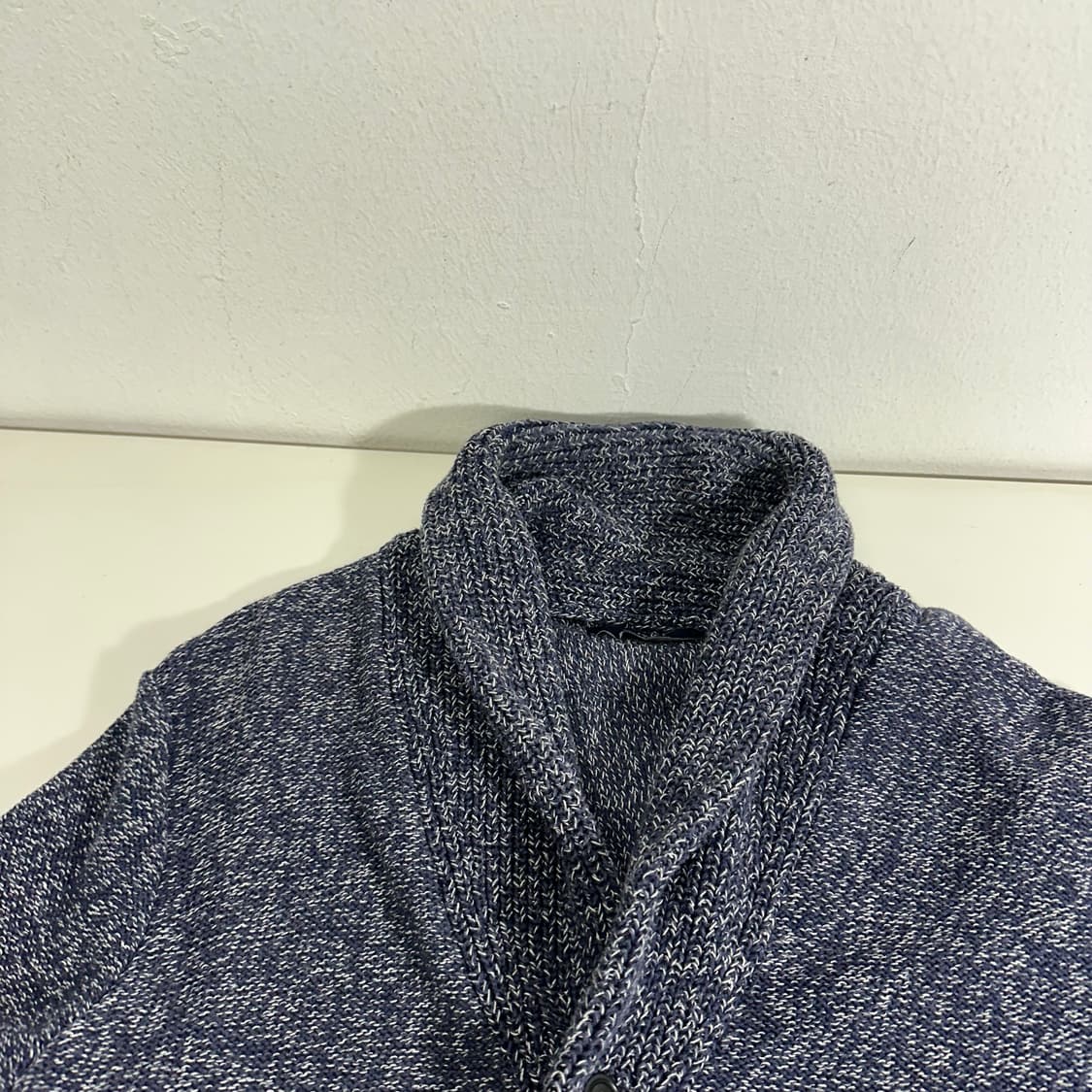 95 제이크루 JCREW 네이비 노버튼 숄카라 가디건 상품이미지3