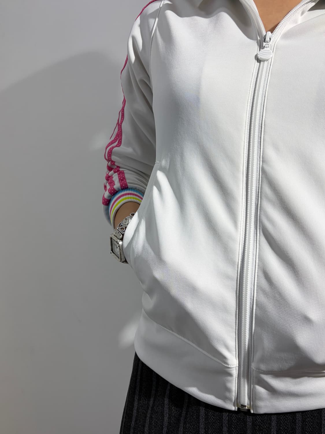 아디다스 딸기 도트 화이트 져지 상품이미지3