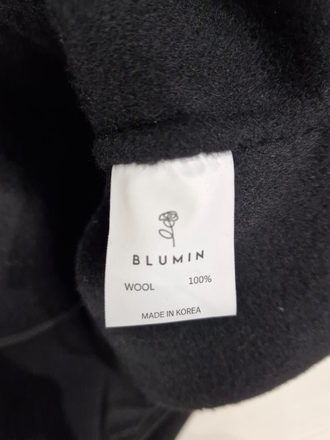 BLUMIN 블루민 로샤슬릿 핸드메이드 울 코트(m) 상품이미지6