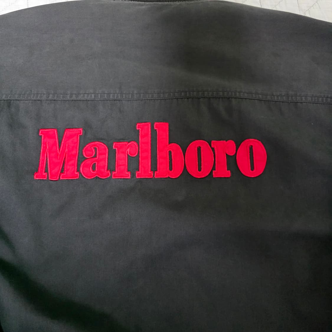 [XL] 90s 빈티지 말보로 리버시블 봄버 자켓 블랙/레드 쿨컨디션 상품이미지2