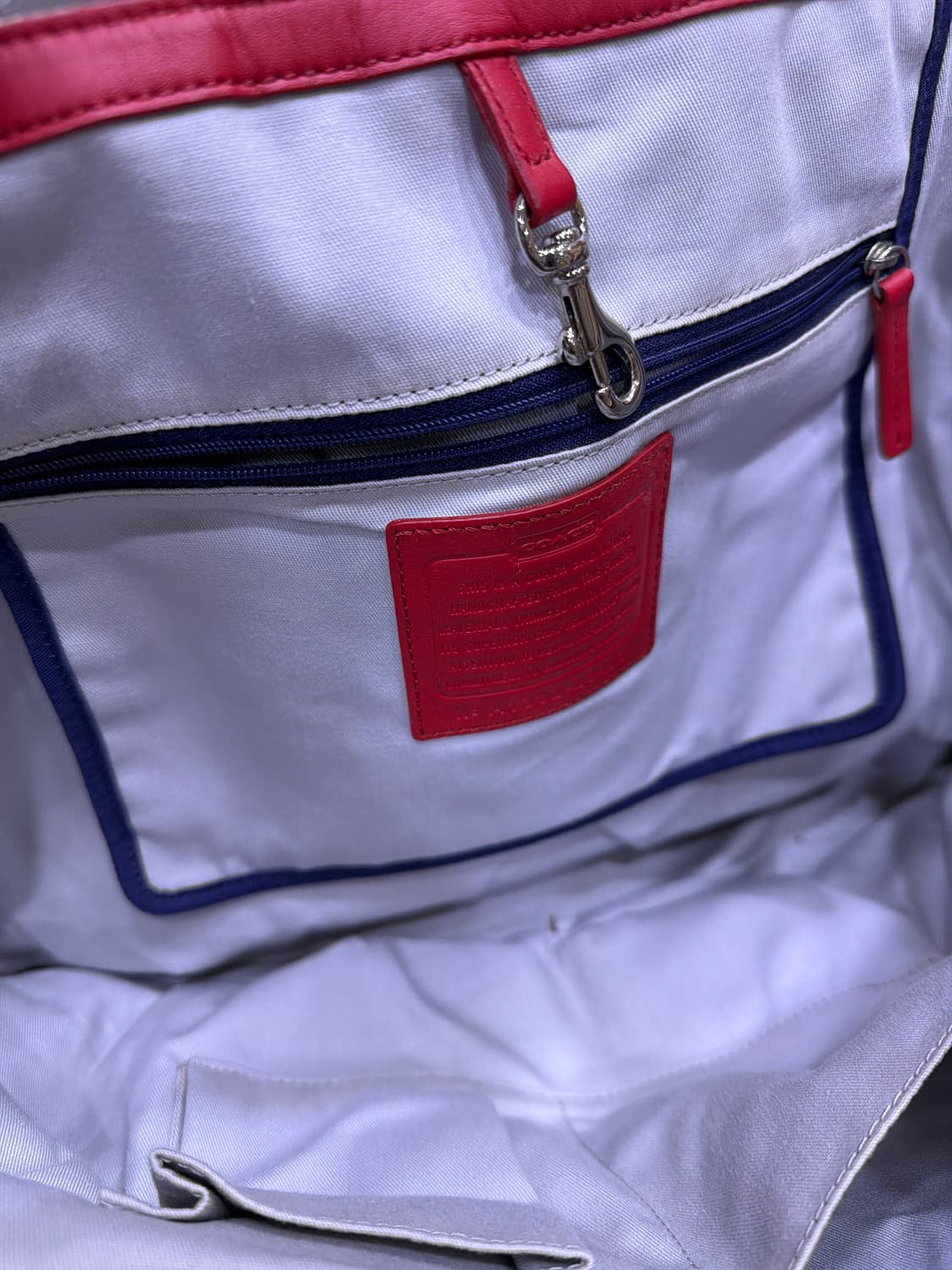 코치 x 세인트제임스 콜라보 시티 코튼 토트백 쇼퍼백 상품이미지8