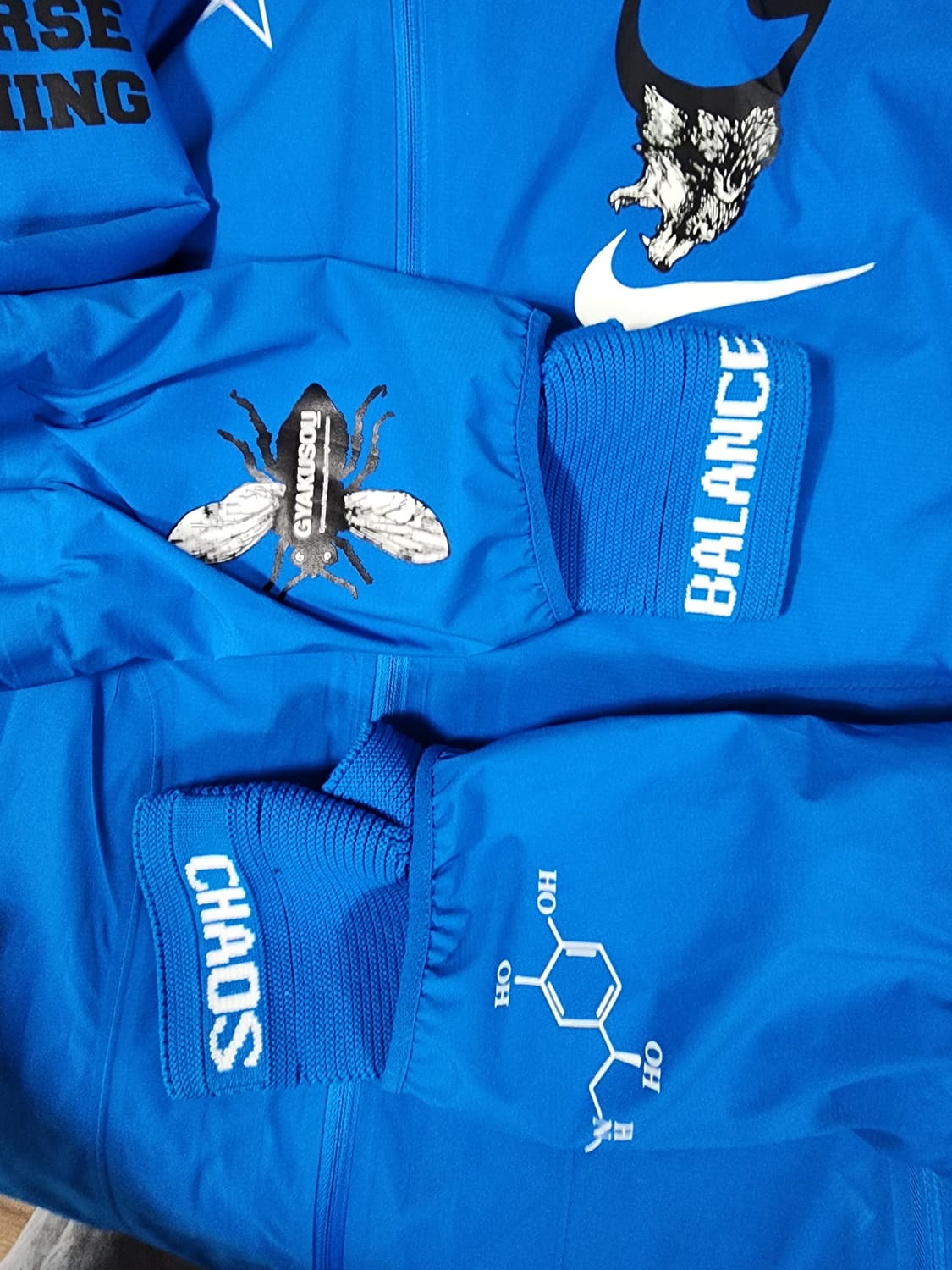 나이키 언더커버 갸쿠소우 바람막이 블루 상품이미지8