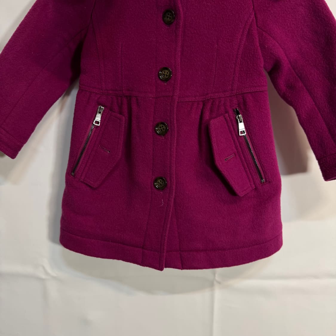 버버리 키즈 후드 코트 상품이미지3