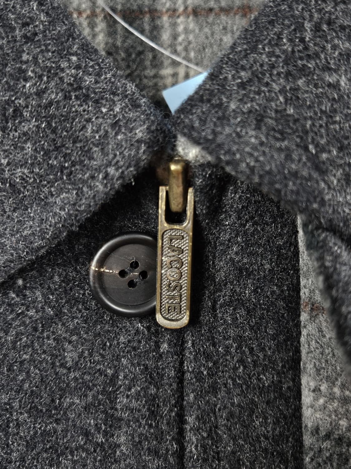 90's 라코스테 울 플란넬 블루종 자켓 ( 100 ) / 10115 상품이미지8