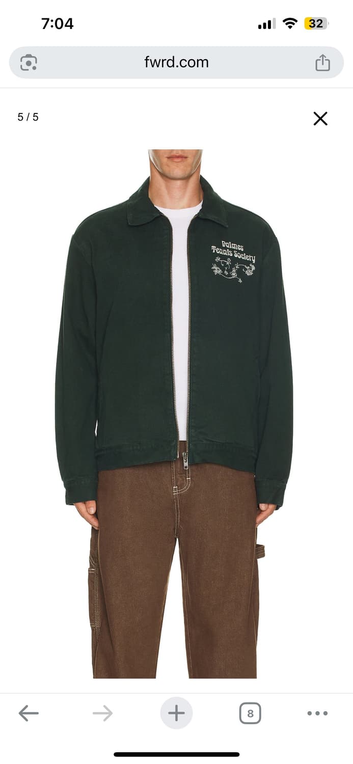 팜즈(Palmes) 워크 자켓  그린 / 48사이즈 상품이미지6