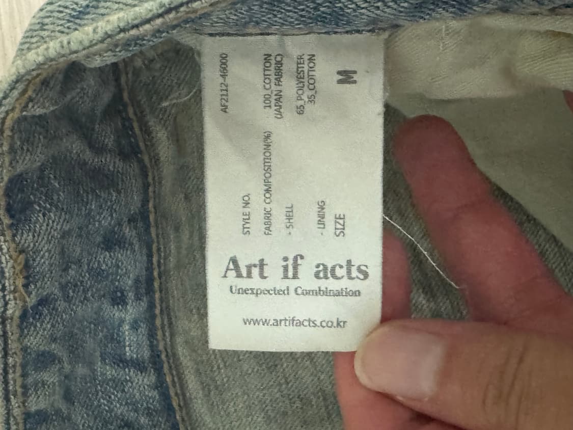 Art if acts 연청 데님 M 상품이미지4