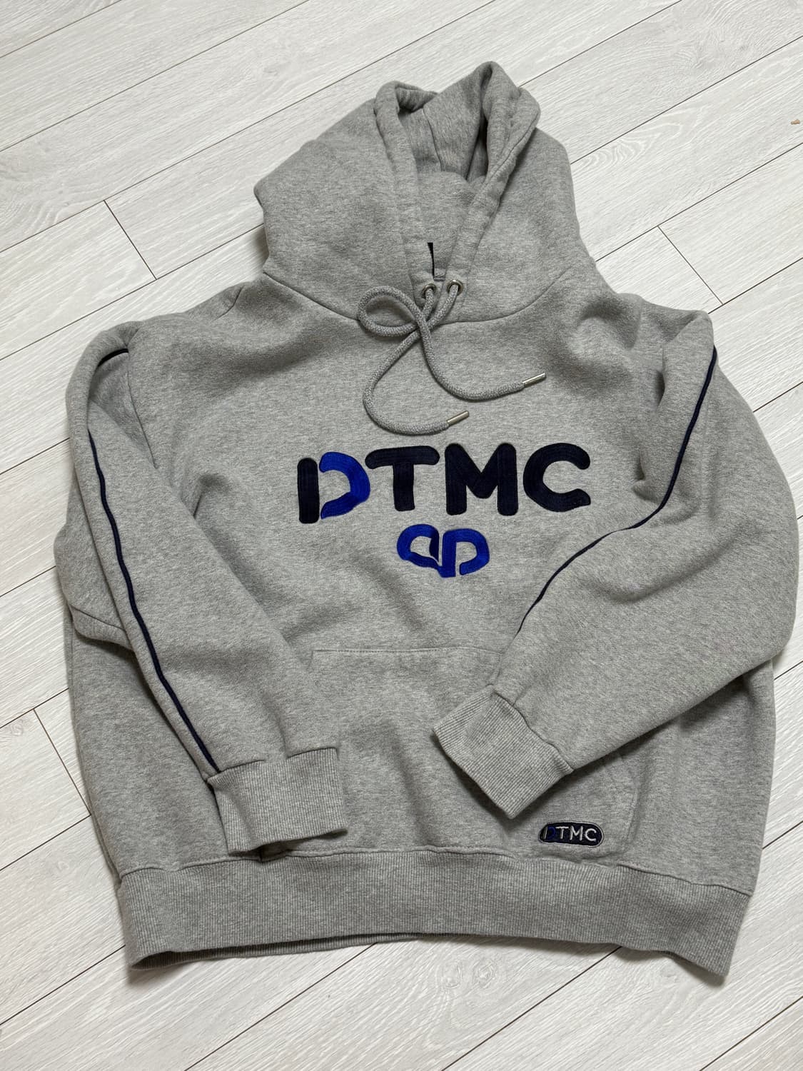 DTMC 그레이 기모 후드티 상품이미지1